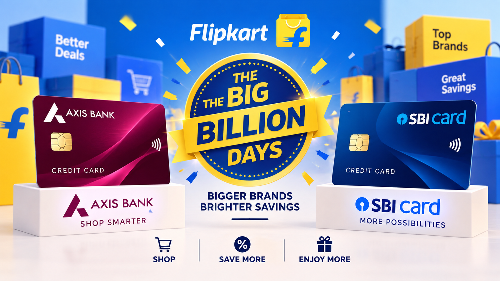 Flipkart Big Billion Days Axis Bank vs SBI Card